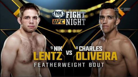 UFC Fight Night 67 - Charles Oliveira vs Nik Lentz 2 - May 30, 2015