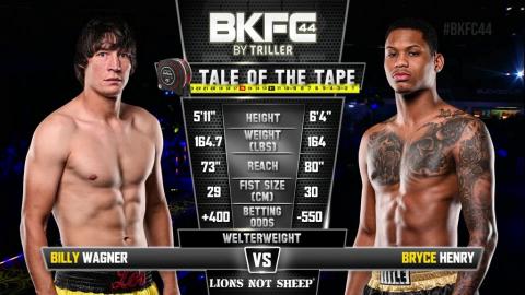 BKFC 44 - Billy Wagner vs. Bryce Henry - Jun 09, 2023