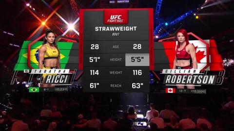 UFC on ABC 5 - Tabatha Ricci vs Gillian Robertson - Jun 24, 2023