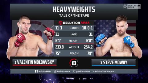Bellator 298 - Valentin Moldavsky vs Steve Mowry - August 10, 2023