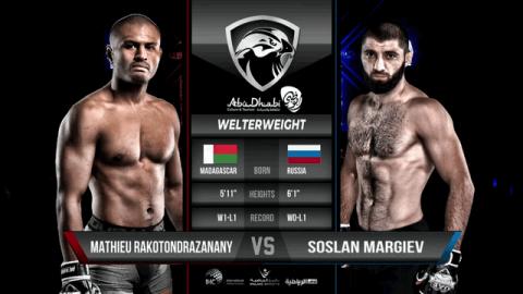 UAE Warriors 33 - Soslan Margiev vs M. Rakotondrazanany - Sep 17, 2022