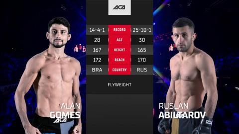 ACA 151 - Alan Gomes vs Ruslan Abiltarov - Jan 27, 2023