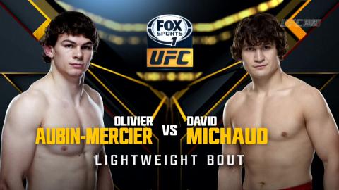UFC 186 - Olivier Aubin-Mercier vs David Michaud - Apr 25, 2015