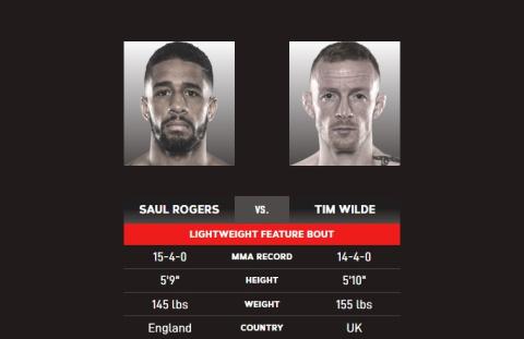 Bellator 287 - Saul Rogers vs Tim Wilde - Oct 29, 2022