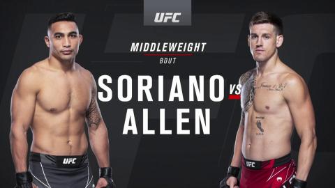 UFC on ESPN 27 - Punahele Soriano vs Brendan Allen - Jul 24, 2021