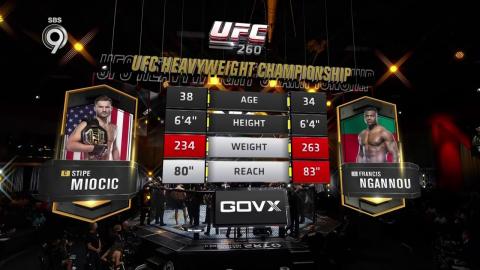 UFC 260 - Stipe Miocic vs Francis Ngannou 2 - Mar 27, 2021