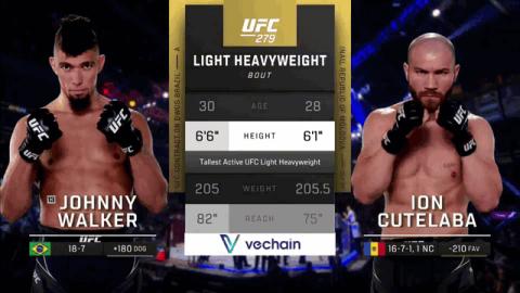 UFC 279 - Johnny Walker vs Ion Cutelaba - Sep 10, 2022