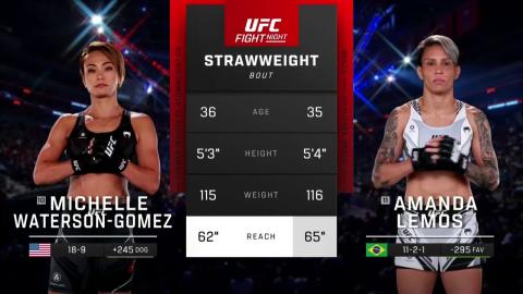 UFC on ABC 3: Michelle Waterson Gomez vs Amanda Lemos - Jul 16, 2022