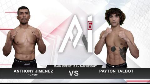 A1 Combat - Payton Talbott vs Anthony Jimenez - Oct 22, 2022