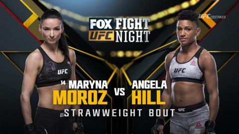 UFC on Fox 28 - Maryna Moroz vs Angela Hill - Feb 23, 2018