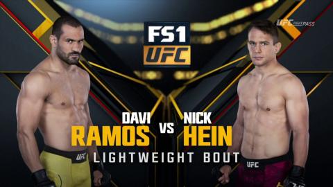 UFC 224 - Davi Ramos vs Nick Hein - May 12, 2018