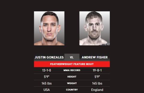 Bellator 287 - Justin Gonzales vs Andrew Fisher - Oct 29, 2022