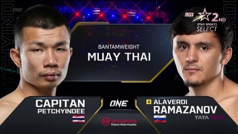 ONE 161 - Capitan Petchyindee vs Alaverdi Ramazanov - Sep 29, 2022