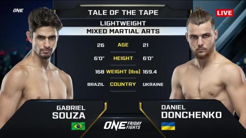 One Friday Fights 25 - Daniel Donchenko vs Gabriel Souza Galindo - July 13, 2023