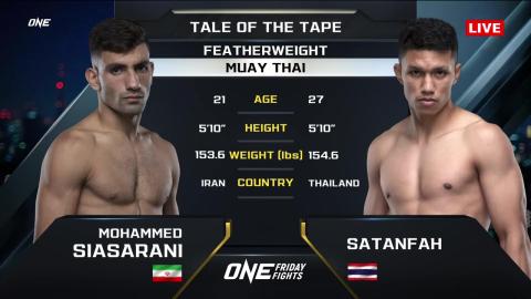 One Friday Fights 26 - Mohammed Siasarani vs S. Sitsongpeenong - July 20, 2023