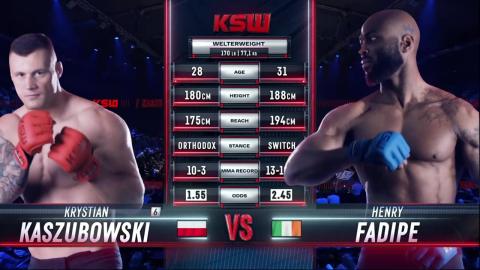 KSW 84 - Henry Fadipe vs Krystian Kaszubowski - July 14, 2023