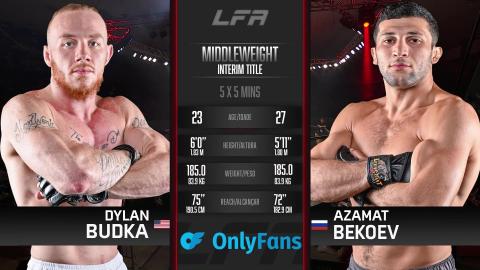 LFA 160 - Dylan Budka vs Azamat Bekoev - June 16, 2023