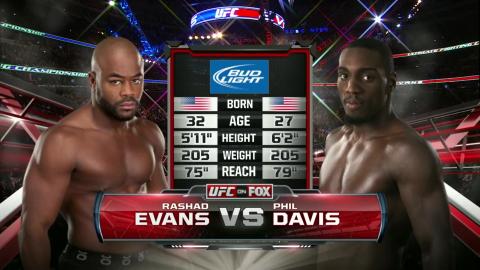 UFC on FOX 2 - Rashad Evans vs Phil Davis - Jan 28, 2012