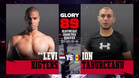 Glory 89 - Levi Rigters vs Ion Taburceanu - 07 October, 2023