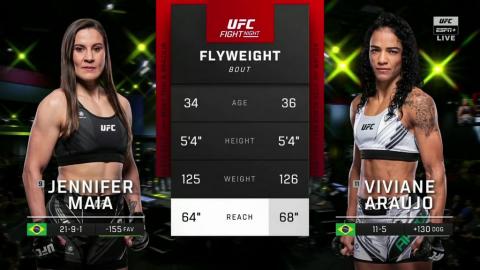 UFC Fight Night 230 - Jennifer Maia vs Viviane Araujo - 14 October, 2023