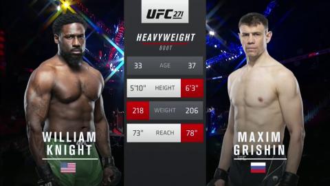 UFC 271 - William Knight vs. Maxim Grishin - Feb 12, 2022