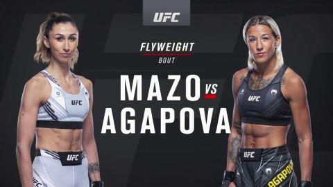 UFCFN 194 - Sabina Mazo vs Mariya Agapova - Oct 9, 2021