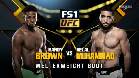 UFC 208 - Randy Brown vs Belal Muhammad - Feb 11, 2017