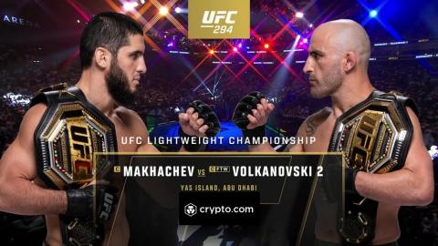 UFC 294 - Islam Makhachev vs Alexander Volkanovski 2 - 21 October, 2023
