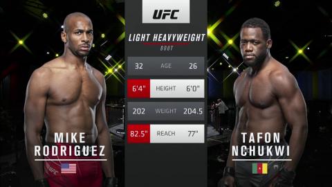 Mike Rodríguez vs. Tafon Nchukwi - Sep 18, 2021