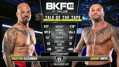 BKFC 43 - Houston Alexander vs Jeremy Smith - May 18, 2023