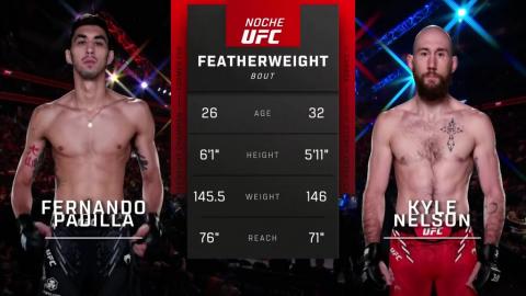 Noche UFC - Fernando Padilla vs Kyle Nelson - September 16, 2023