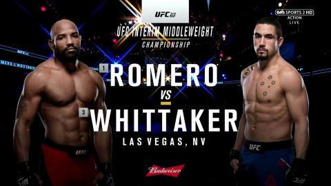 UFC 213 - Yoel Romero vs Robert Whittaker - Jul 9, 2017
