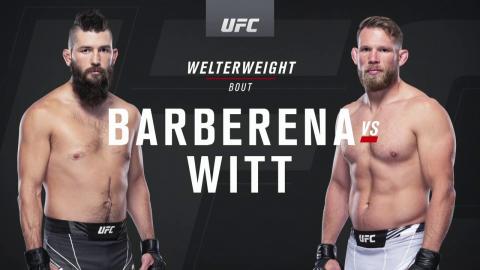 UFC on ESPN 28 - Bryan Barberena vs Jason Witt - Jul 31, 2021