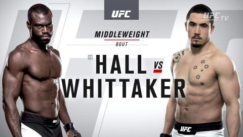 UFC 193 - Uriah Hall vs Robert Whittaker - Nov 14, 2015