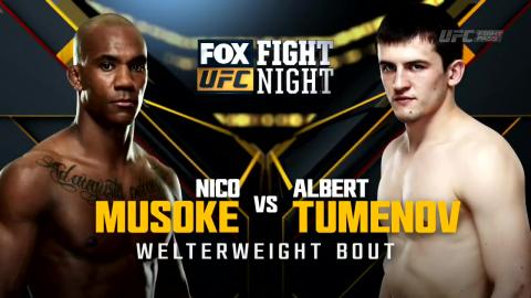 UFC on FOX 14 - Nico Musoke vs Albert Tumenov - Jan 23, 2015