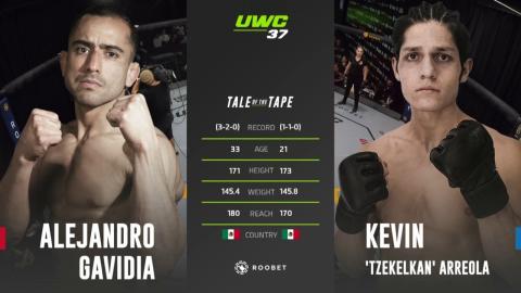 UWC 37 - Alejandro Gavidia vs Kevin Arreola - Aug 26, 2022