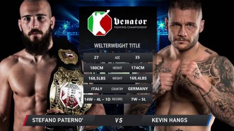 Venator FC 12 - Stefano Paterno vs Kevin Hangs - Oct 8, 2022