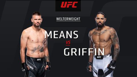 UFC Fight Night 213 - Tim Means vs Max Griffin - Oct 30, 2022