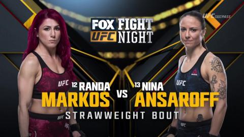 UFC on Fox 30 - Randa Markos vs Nina Nunes - Jul 27, 2018