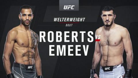 UFCFN 195 - Danny Roberts vs Ramazan Emeev - Oct 16, 2021