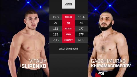 Vitaliy Slipenko vs. Gadzhimurad Khiramagomedov - Sep 24, 2021