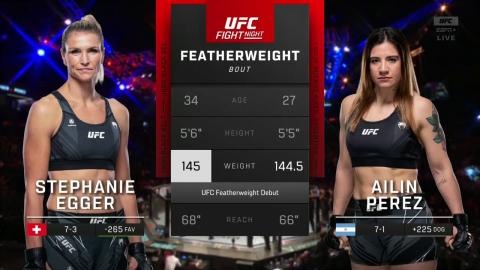 UFCFN 209 - Stephanie Egger vs Ailin Perez - Sep 03, 2022