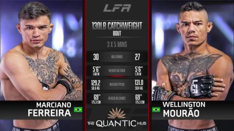 LFA 166 - Marciano Ferreira vs Wellington Mourão - September 1, 2023