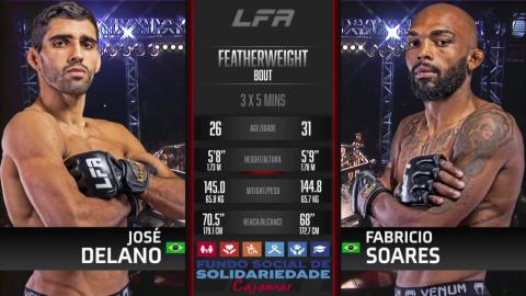 LFA 166 - José Delano vs Fabrício Soares - September 1, 2023