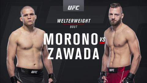 UFCFN 191 - Alex Morono vs David Zawada - Sep 4, 2021