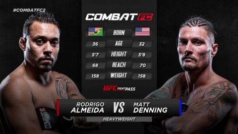 Combat FC 2 - Rodrigo Almeida vs Matt Denning - Oct 21, 2022