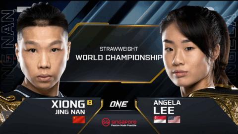 ONE on Prime Video 2 - Jingnan Xiong vs Angela Lee 3 - Sep 30, 2022