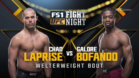 UFC on Fox 26 - Chad Laprise vs Galore Bofando - Dec 16, 2017