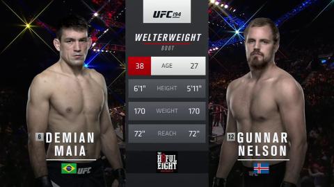 UFC 194 - Demian Maia vs Gunnar Nelson - Dec 12, 2015