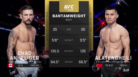 UFC 279 - Chad Anheliger vs Alatengheili - Sep 10, 2022